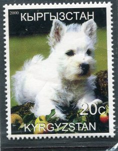 Kyrgyzstan 2000 DOGS THE WESTIE 1 value Perforated Mint (NH)