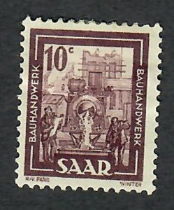 Saar #204 Mint Hinged single