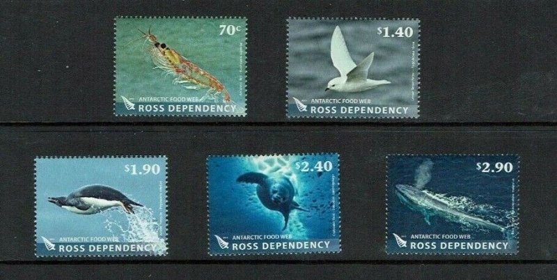 Ross Dependency: 2013 Antarctic Food Web, MNH set