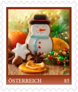 2020 Austria Christmas Snowman (Scott NA) MNH