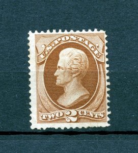 U.S. #146 (U278) Andrew Jackson, 2¢ red brown, M, NG, F,FVF, CV$135.00