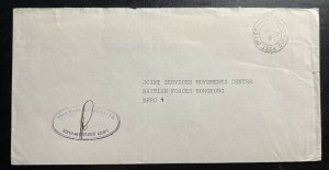 1981 British Field Post Office 960 Hong Kong Cover To Joint Service BFPO