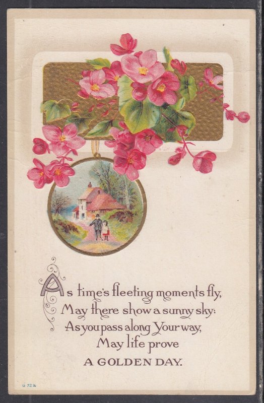 Canada - Sep 5, 1916 Havelock, NS Split Ring on Domestic Card