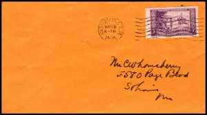 US 755 Wisconsin Uncacheted Pen FDC
