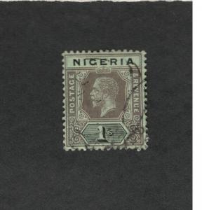 Nigeria SCOTT  #15 POSTAGE AND REVENUE Θ used stamp