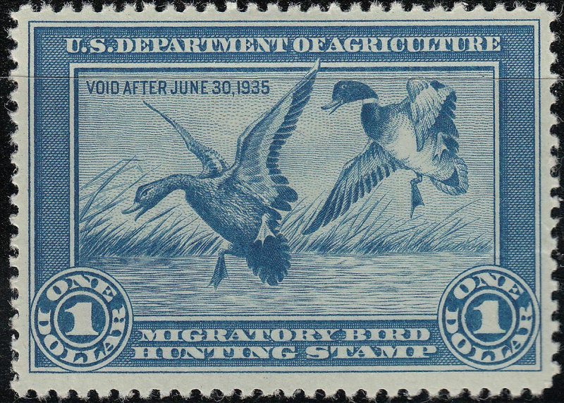 U.S. RW1 VF MH (40520)