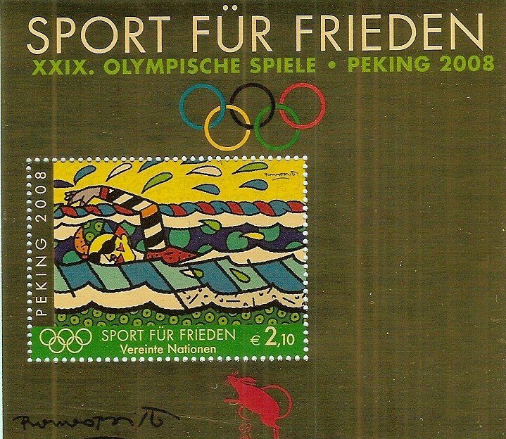 2008 United Geneva Vienna Sports for Peace  SC# 431 Mint