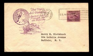 US 1933 SS Washington First Voyage / Ex Klotzbach - L14494