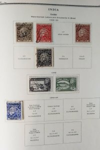 India States 1800s to 1950 Stamp Collection