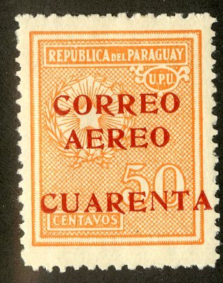 PARAGUAY C32 MH BIN $.60