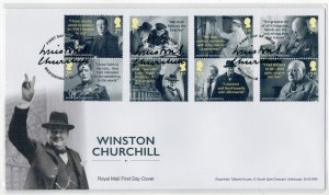 Great Britain 2024 FDC Stamps Winston Churchill Second World War II Nobel