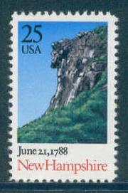 U.S. 2344 25c New Hampshire Fine MNH