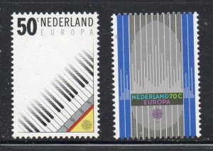 Netherlands Sc 669-70 1985 Europa stamp set mint NH