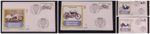 O)  1983 GERMANY, HISTORIC MOTORCYCLES, OLD MOTORCYCLES, SURTAX WAS FOR BENEFIT