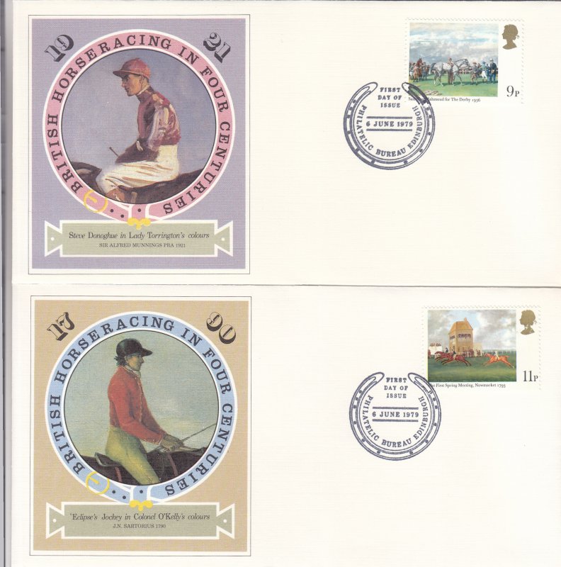 1979, Great Britain: Horseracing, Grp 5, FDC (S18790)