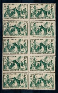 [HIP4733] Maurtania 1939-46 good stamps very fine MNH (10x)