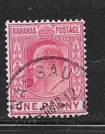 Bahamas #45 1p carmine rose  (U)   CV$1.75