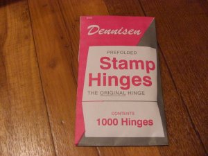 DENNISEN Prefolded Stamp-HINGES-Pack-of-1000