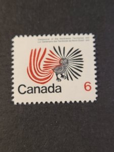 CA S#506 M-VF $0.06 01/27/1970 -Northwest Territories Centennial - Enchanted Owl
