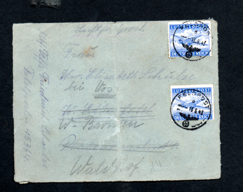 GERMANY  1943 FELDPOST COVER FROM POLAND