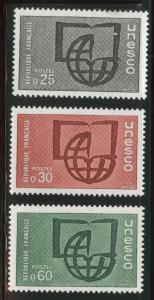 FRANCE Scott 2o6-8 MNH** 1966 UNESCO set 