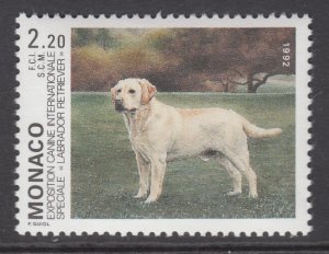 Monaco 1806 Dog MNH VF