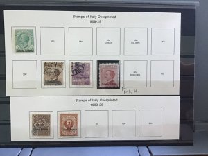 Italian Eritrea 1903-1918  mounted mint and used  stamps R30145