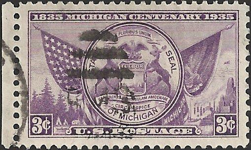 # 775 USED MICHIGAN CENTENARY