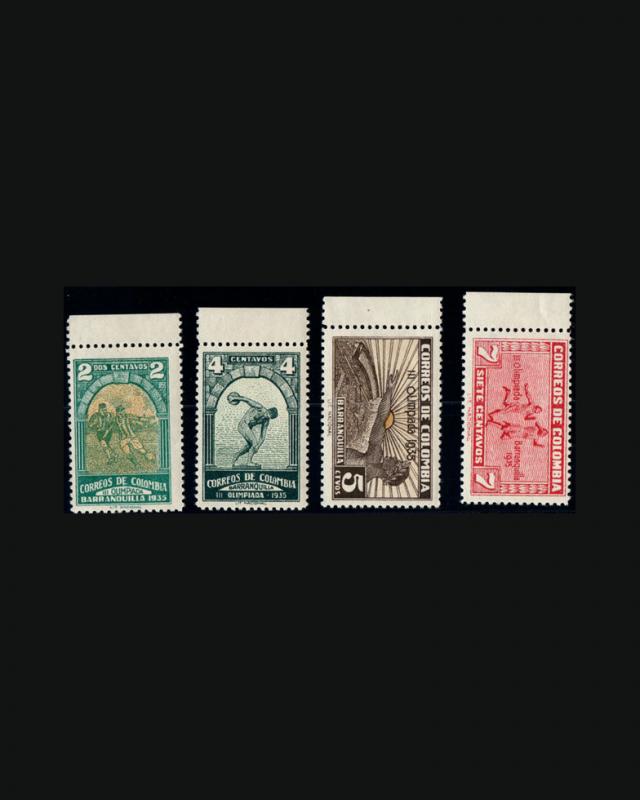 VINTAGE: COLOMBIA 1935 OG NH  SCOTT 421-436 $1850  EST LOT # 7777a