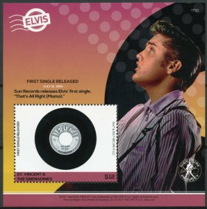 St Vincent & Grenadines 2017 MNH Elvis Presley His Life in Stamps 1v S/S III