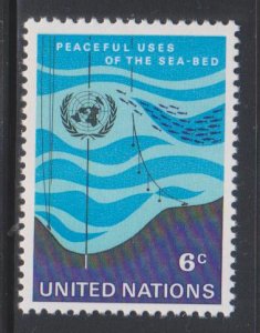 United Nations - New York, 6c Underwater Research (SC# 215) MNH