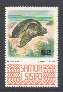 Samoa Scott 378a - SG399a, 1972 Turtle $2 MNH**