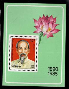 Unified Viet Nam Scott 1514 Ho Chi Minh  souvenir sheet NGAI