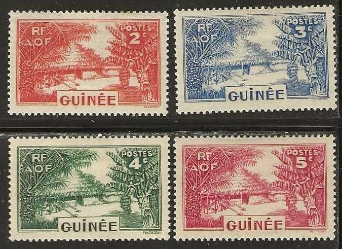 French Guinea 128-131, mint, hinge remnants,  1938.  (F422)