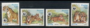 Laos 1984 WWF Tiger MUH