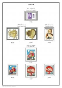 France 1849-2020 PDF PDF(DIGITAL) STAMP ALBUM PAGES