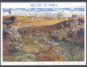 2003 US Scott #3802 37c Arctic Tundra Sheet of 10 MNH