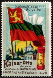 Vintage Germany Poster Stamp “Kaiser Otto Improved Coffee Additive