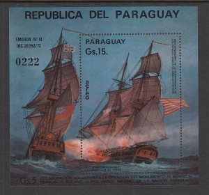 Paraguay 1624 Sailing Ships Souvenir Sheet MNH VF