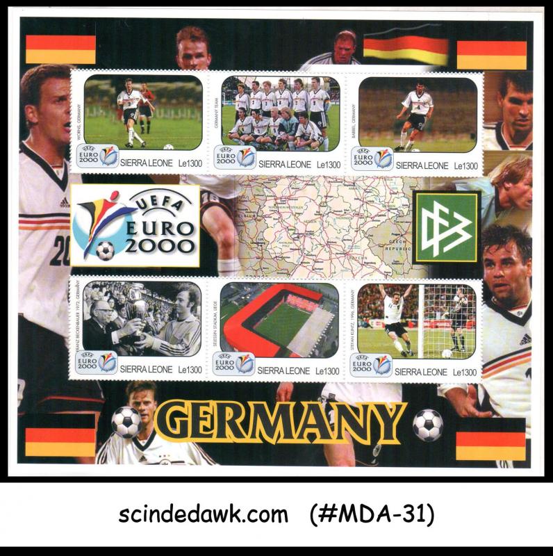 SIERRA LEONE - 2000 UEFA EURO 2000 GERMANY / FOOTBALL - MIN/SHT MNH