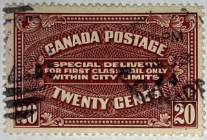 CANADA 1922 #E2 Special Delivery Stamp - Used
