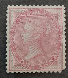 1855 Queen Victoria 8 Anna Carmine (Die I) No WMK. MNH Superb Quality