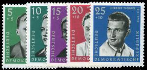 Germany-DDR B71-5 MNH - Portraits