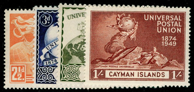 CAYMAN ISLANDS SG131-134, COMPLETE SET, VLH MINT. UPU
