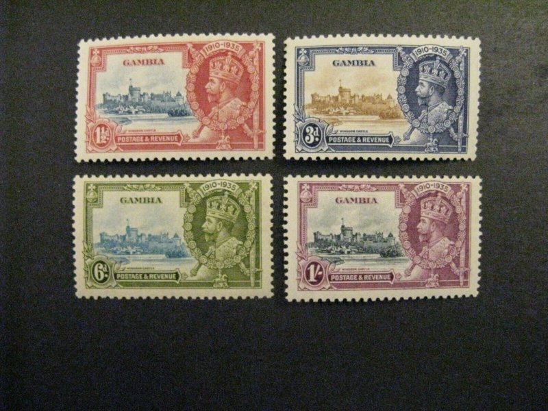 Gambia #125-8 mint hinged  a23.4 9207