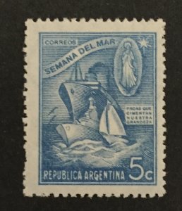 Argentina 1944 #517, Sea Week, MNH (toning).