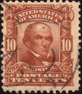 1903, US 10c, Daniel Webster, Used, Sc 307