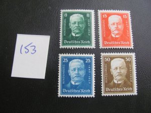 Germany 1927 MNH SC B19-22 SET VF/XF 100 EUROS (153)