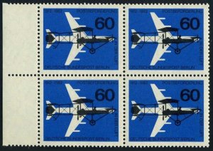 Germany-Berlin 9N208 block/4, MNH. Michel 230. German airmail service-50, 1961.