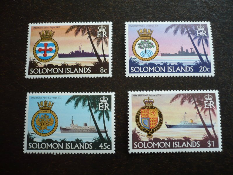 Stamps - Solomon Islands - Scott# 435-438 - Mint Never Hinged Set of 4 Stamps